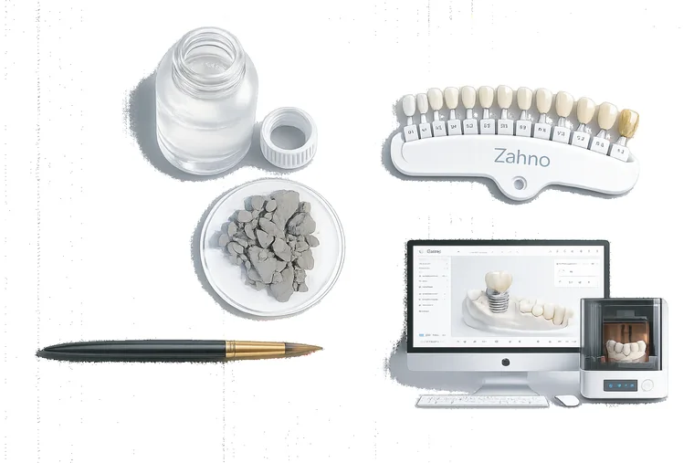 Modèle orthodontique avec brackets